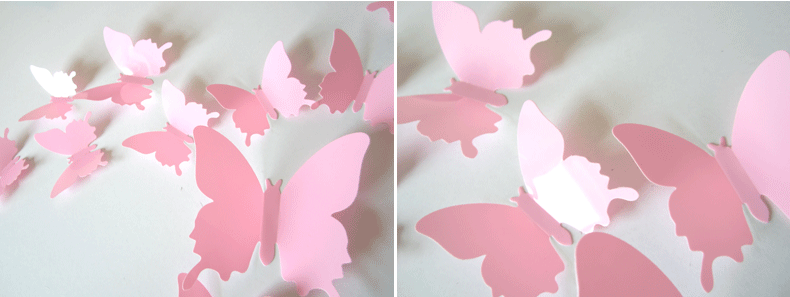 Mariposas color rosa